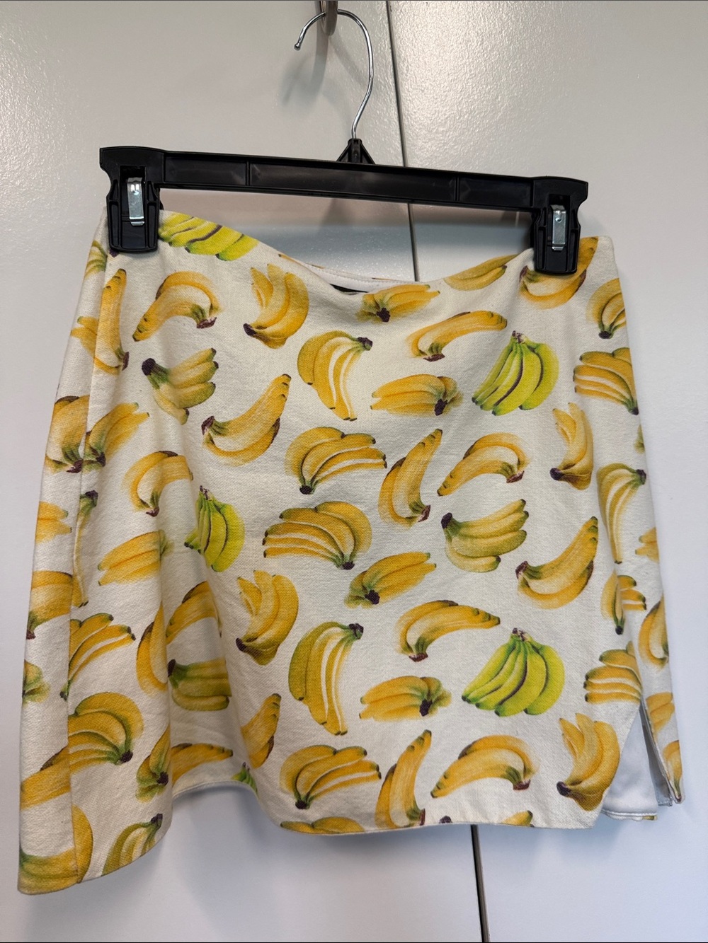 Banana Print Mini Skirt - savannah Bananas, couples Halloween costume. Sexy